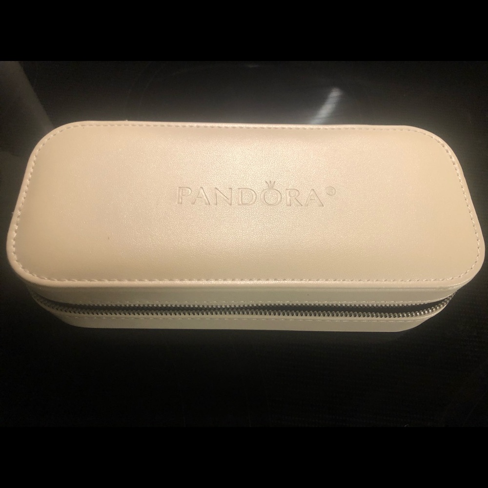 Pandora bracelet, chain link, beads & Pandora box